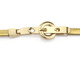 Gold Stretchable Spring Waist Belt for Women Fashion Accessory - Small Medium